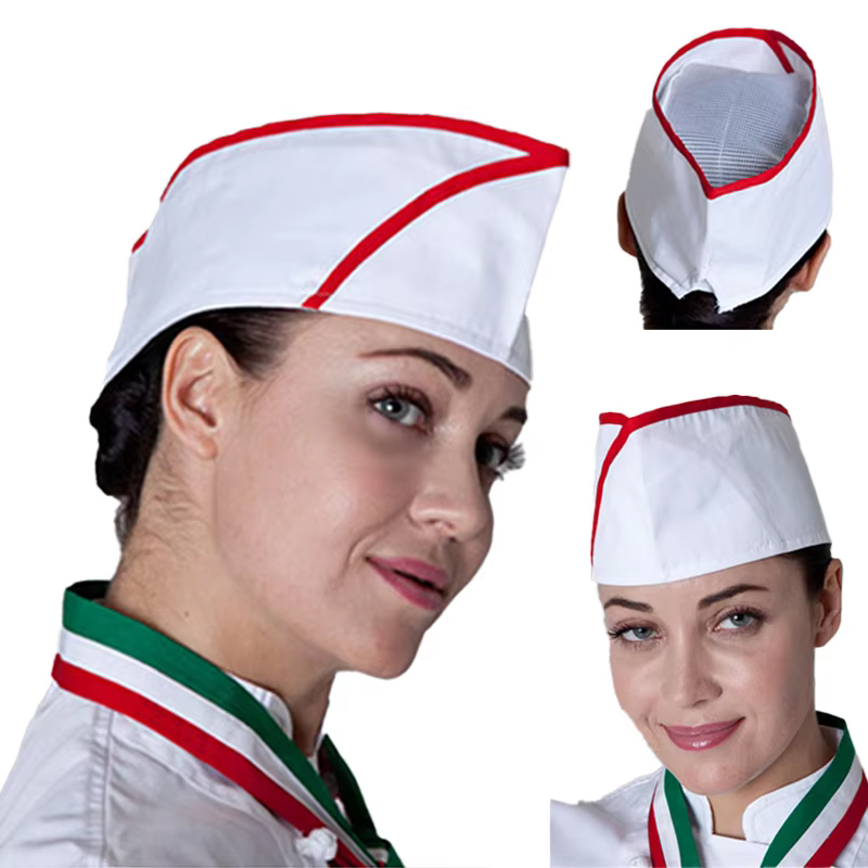 Snapback Hat Flat - قبعة طهاة للمطاعم، قبعات للطهي في