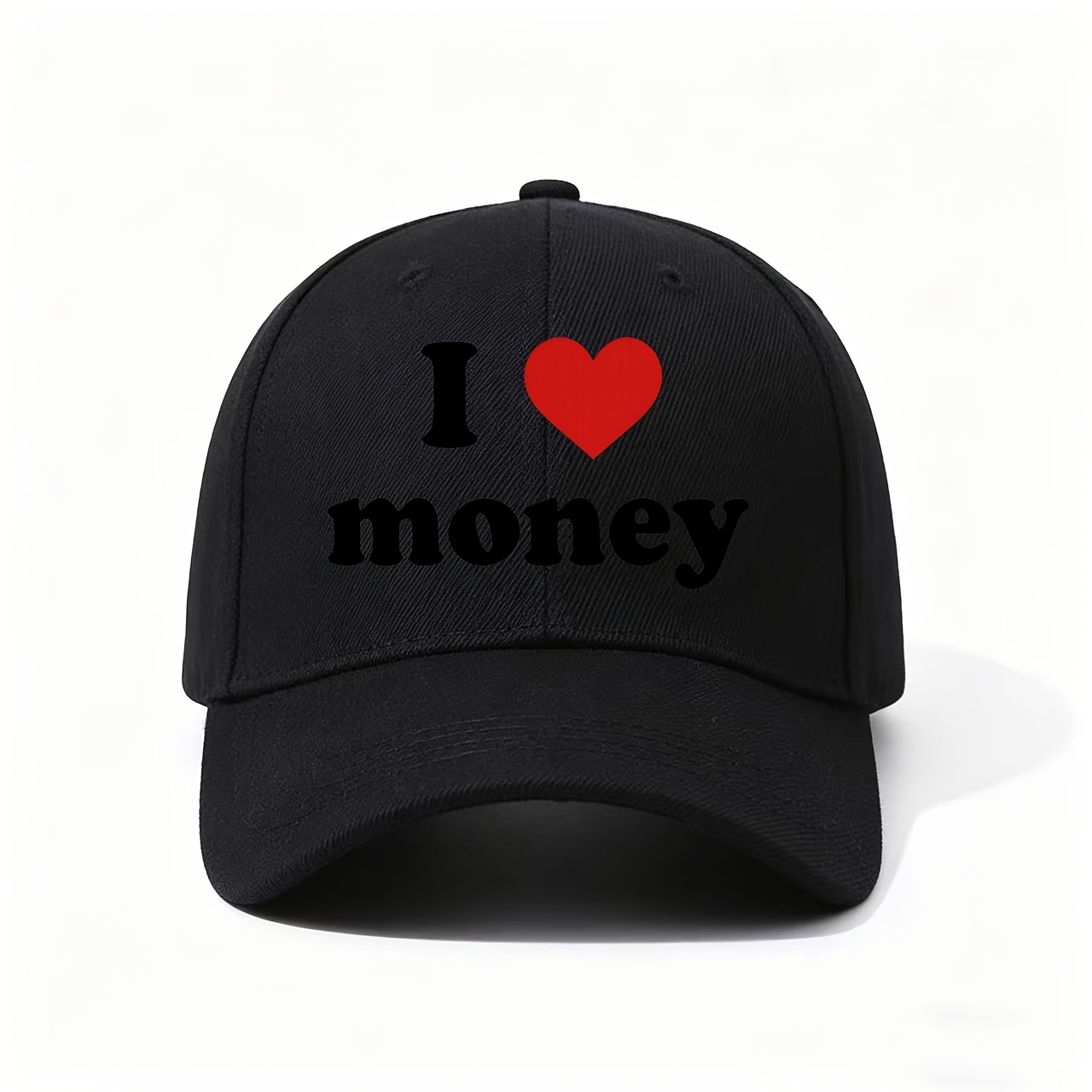 Baseball Cap Structured - قبعة بيسبول مطبوعة بعبارة 