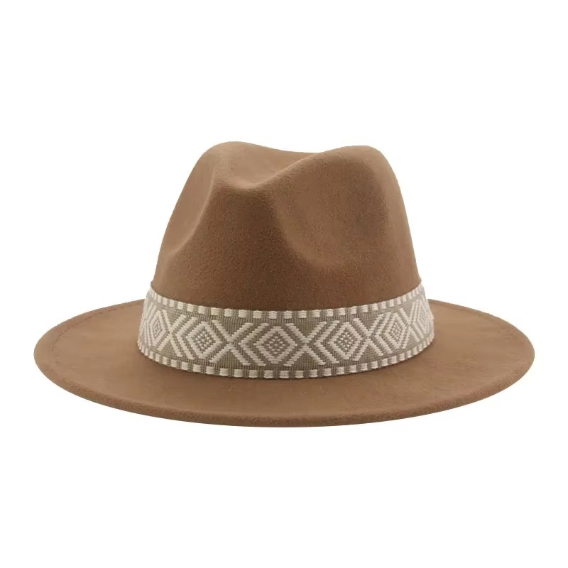 Fedora Hat Wool - بنما قبعة قبعات رعاة البقر الغربية