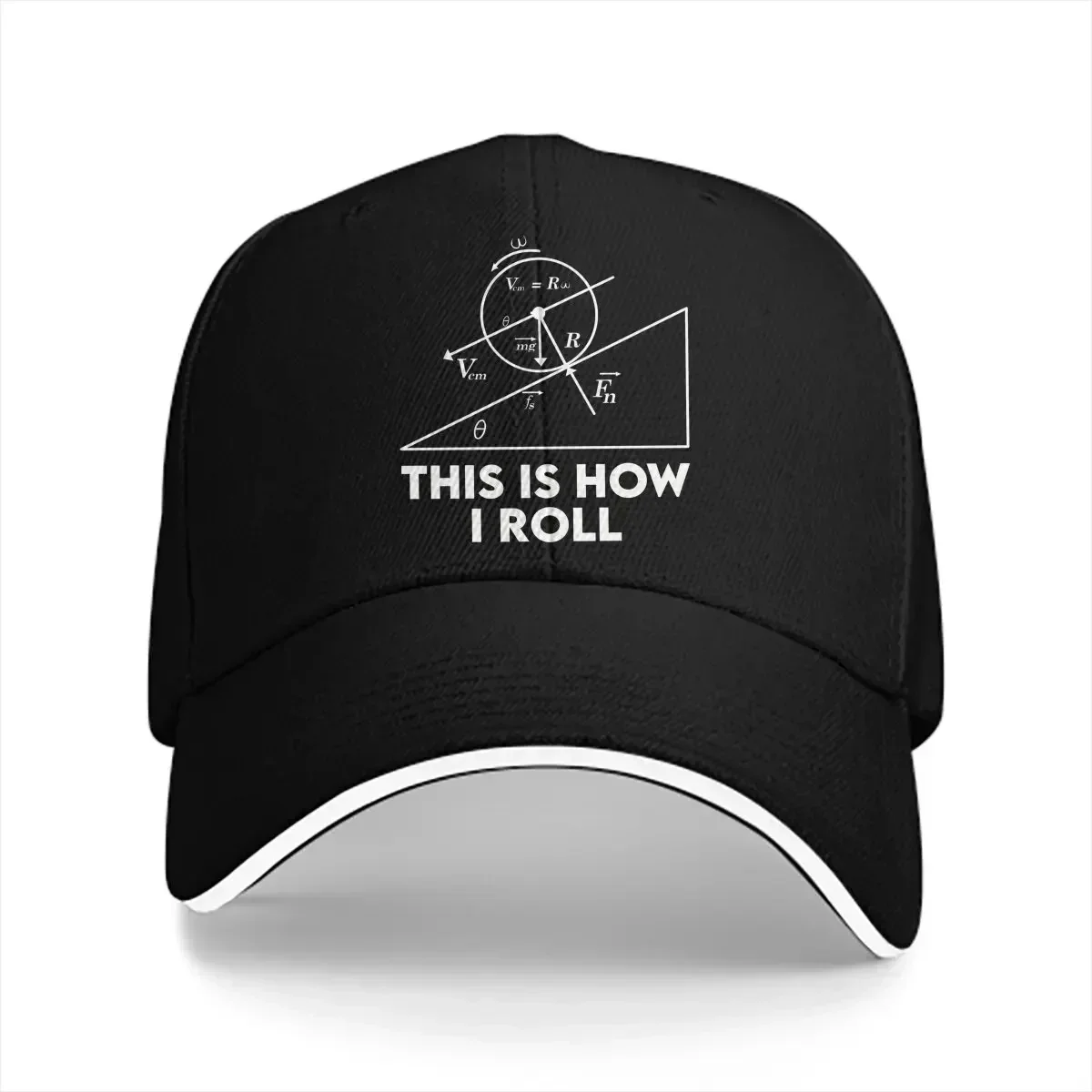 Golf Cap Dad - قبعة بيسبول رجالية مغسولة بتصميم 