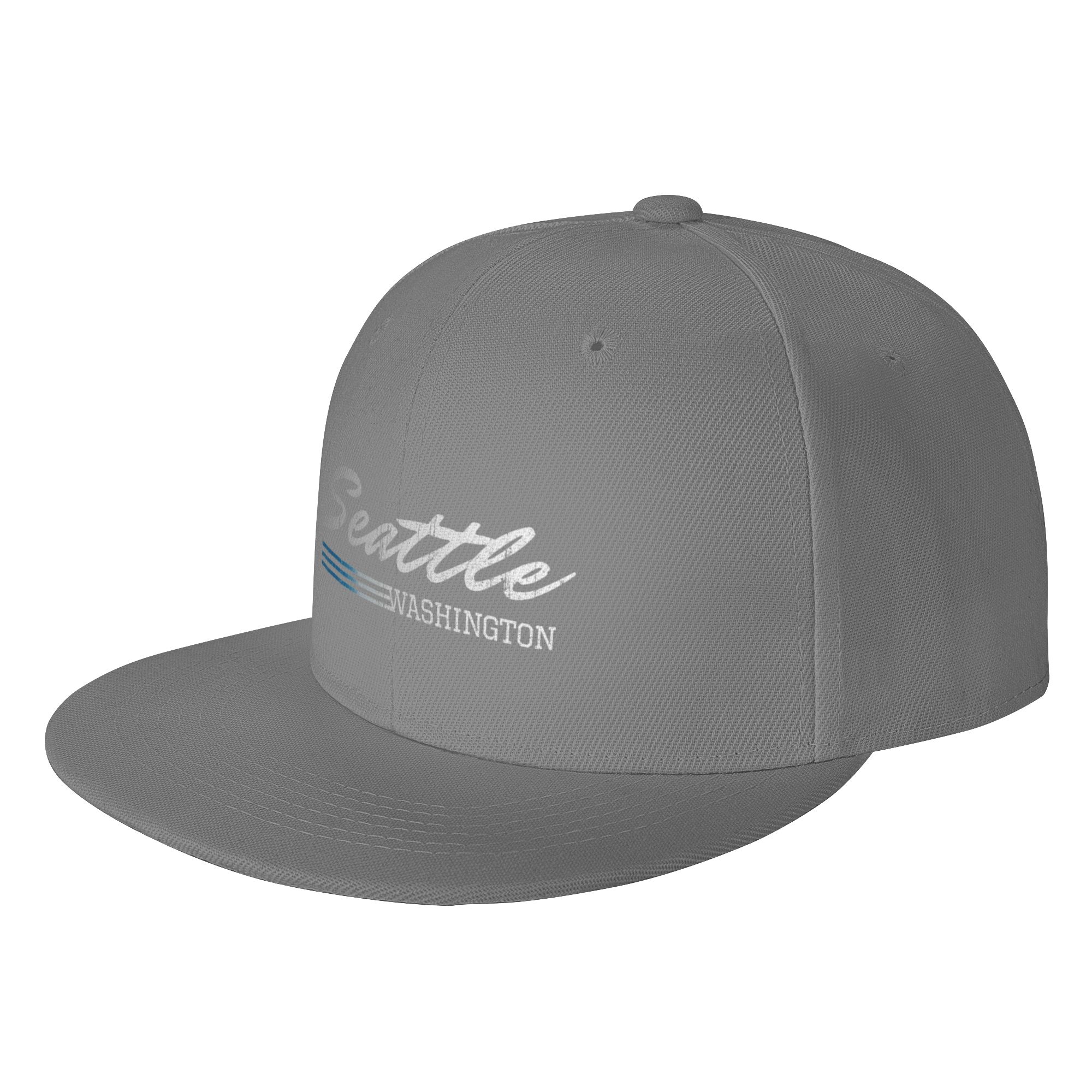 Baseball Cap Structured - قبعة شمسية عصرية بحافة مسطحة بألوان