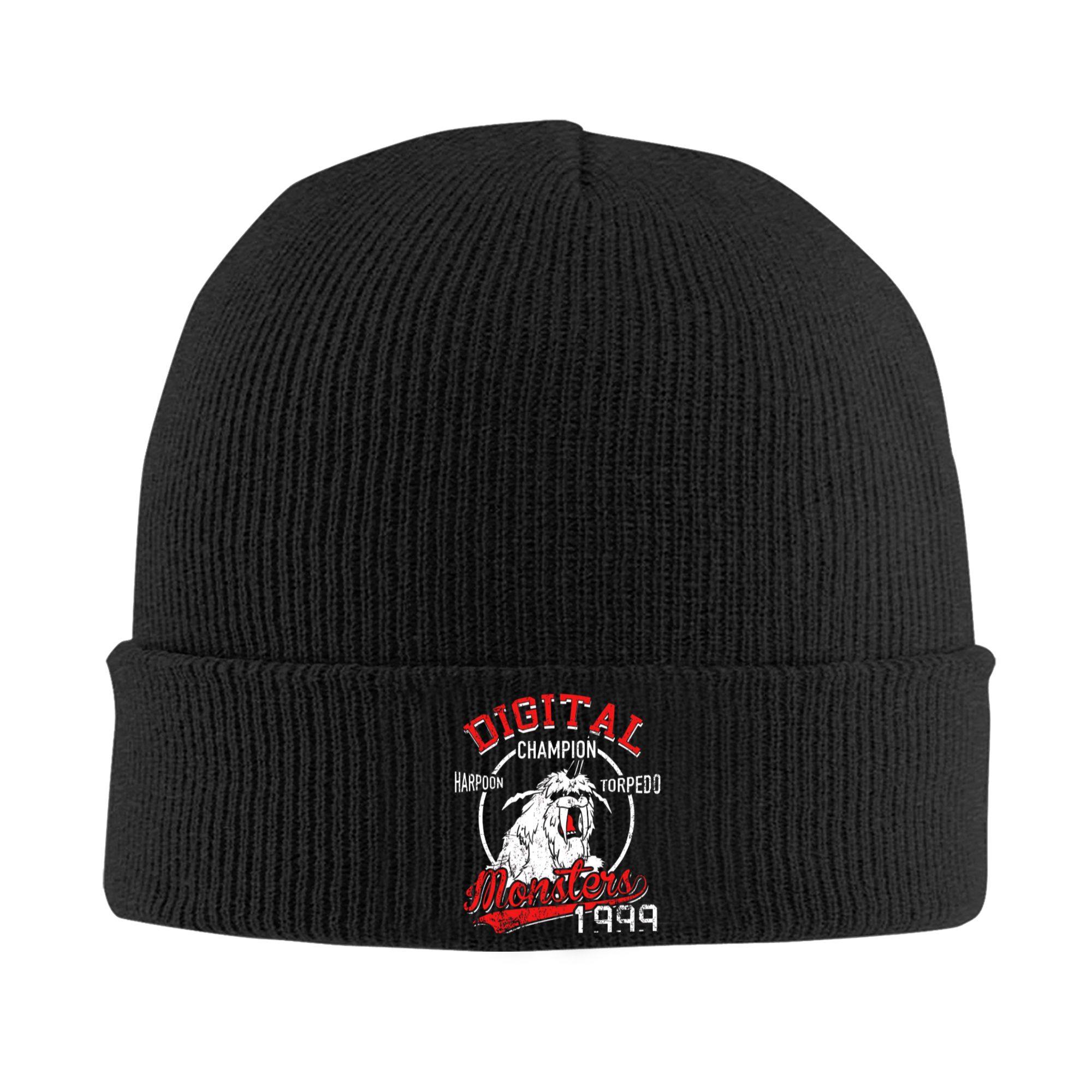 Beanie Cuffed Knit - قبعة هاربون توربادو ديجيتال مونستر ديجيمون
