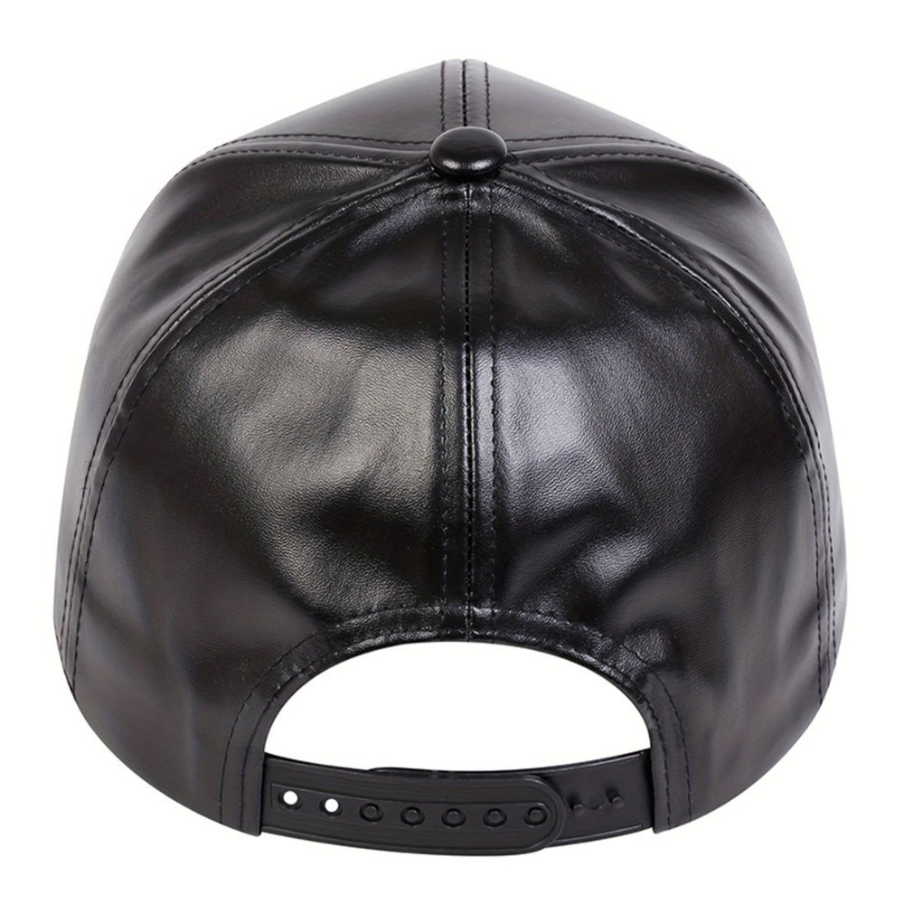 Baseball Cap Structured - قبعة بيسبول عصرية من الجلد الصناعي،