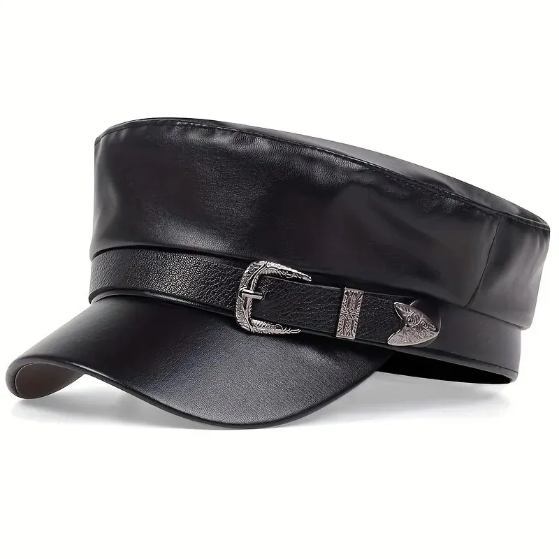 قبعات نسائية أنيقة بحزام كبير  - مراجعة Snapback Hat Flat وسعره