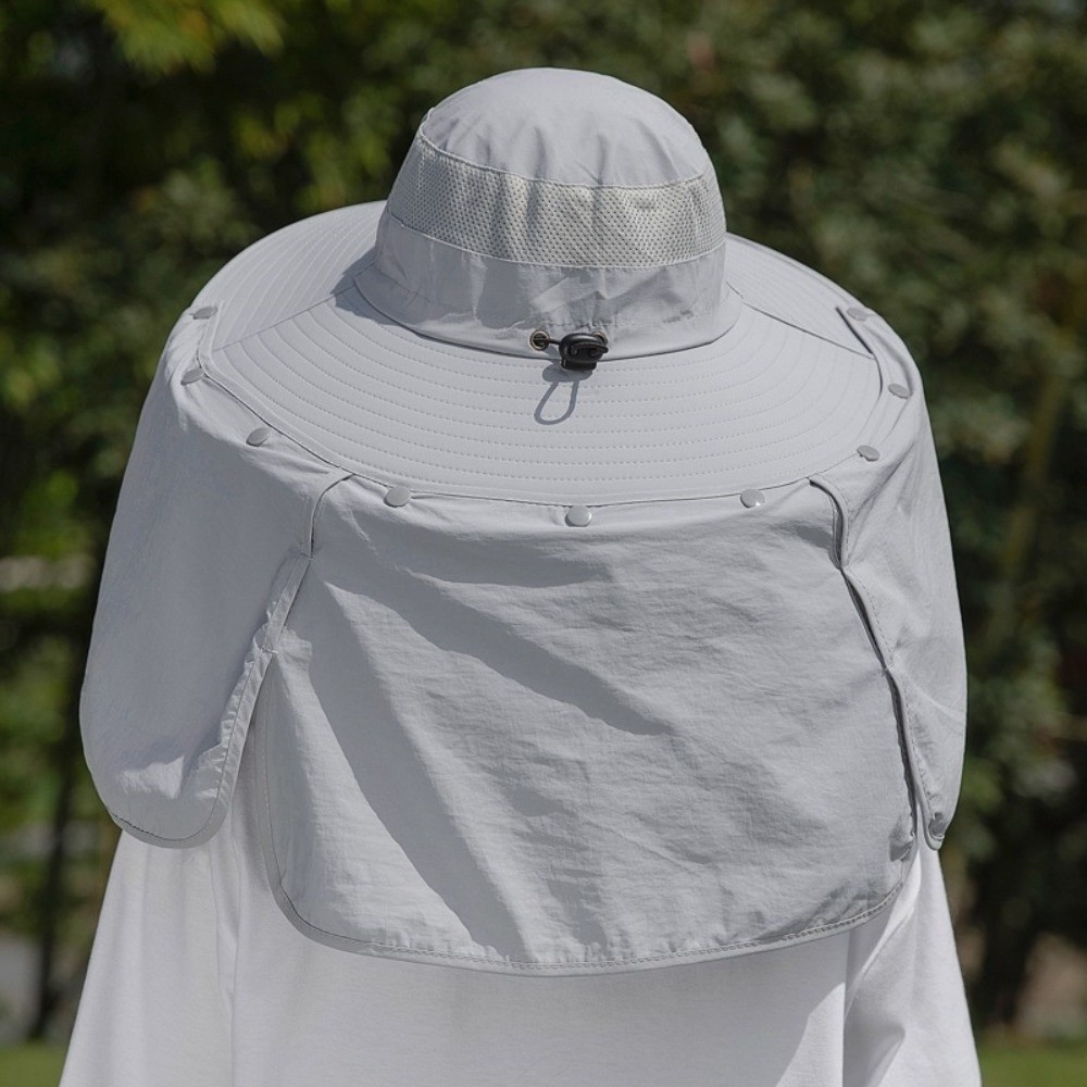 قبعة شمسية بسيطة للرجال والنسا - مراجعة Bucket Hat Cotton وسعره