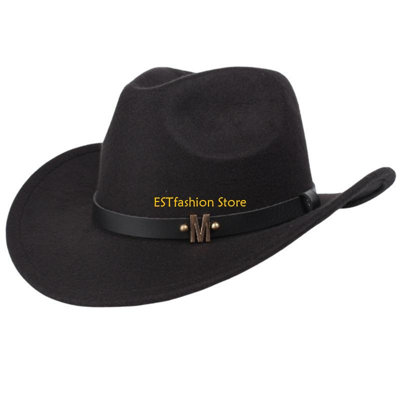 Y5GC قبعة الفرقة ل قبعات رعاة  - مراجعة Cowboy Hat Straw وسعره