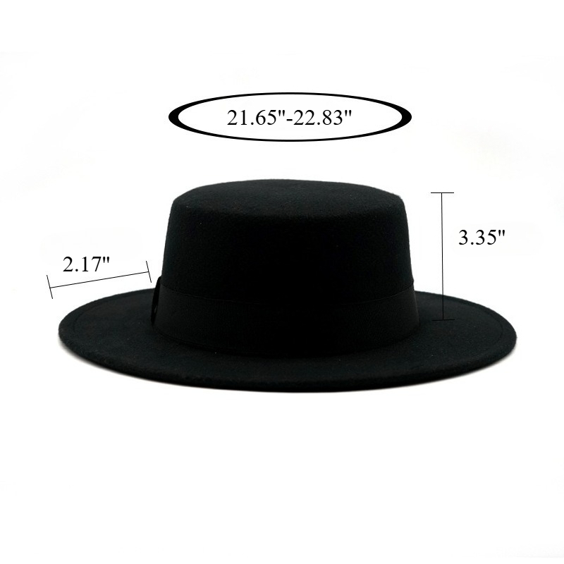 قبعة فيدورا صوفية بحافة مسطحة  - مراجعة Fedora Hat Wool وسعره