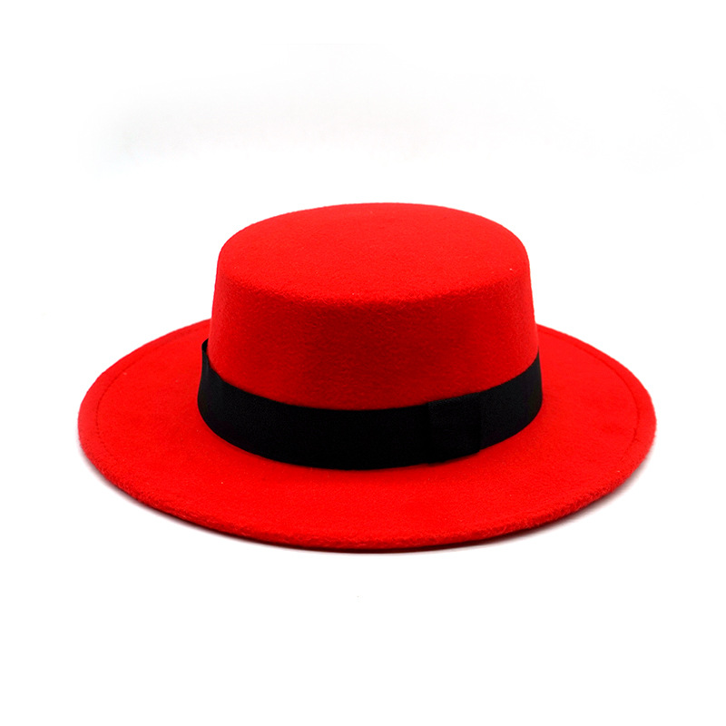 قبعة فيدورا صوفية بحافة مسطحة  - مراجعة Fedora Hat Wool وسعره