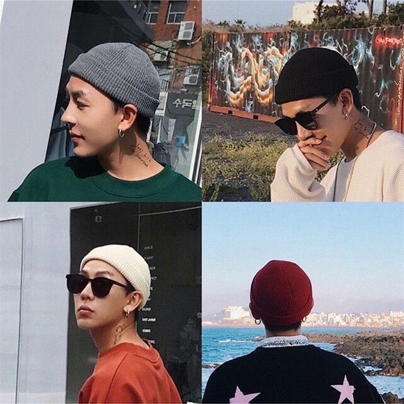 1 قطعة شتاء دافئ للجنسين الصوف - مراجعة Beanie Cuffed Knit وسعره